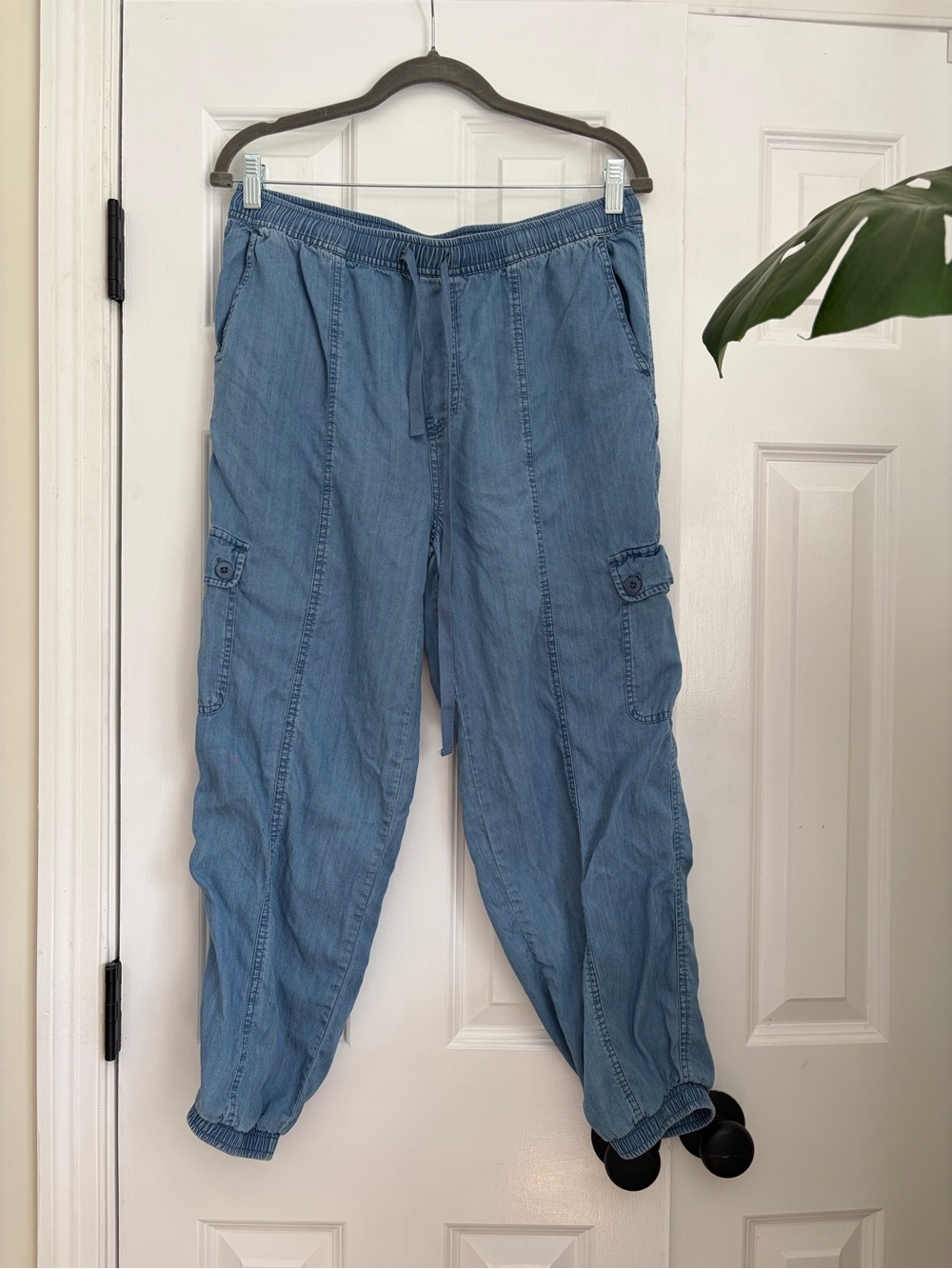 Light Blue Cargo Jogger Pants - FP Beach lunch lounge